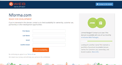 Desktop Screenshot of nforma.com